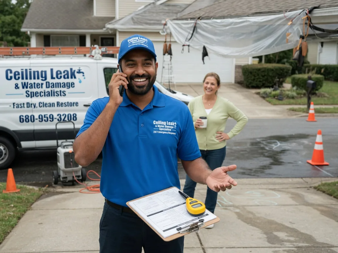 Ceiling Leak Cleanup Halstead, KS FAQs